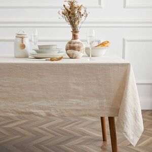NWT Homestyles Hemstitch Cotton Tablecloth